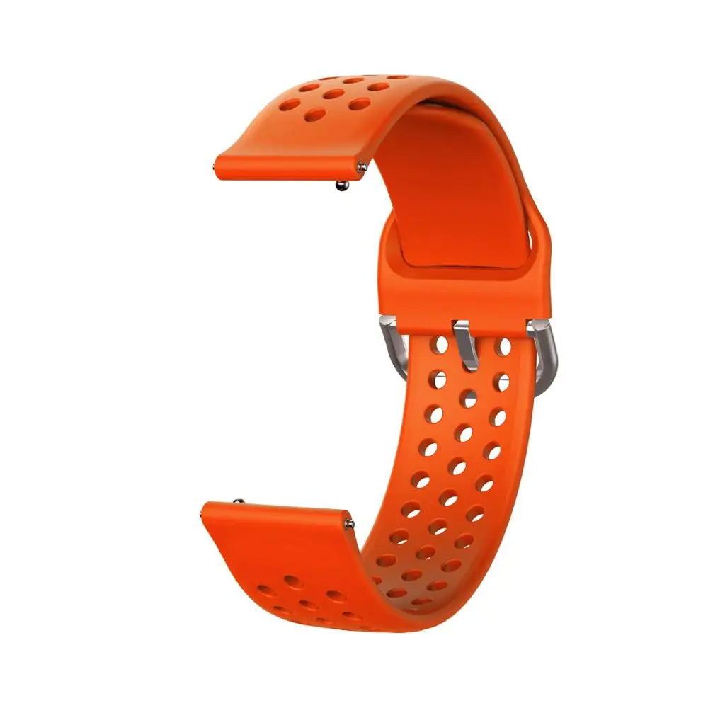 20mm Silicone Watchband Strap for Xiaomi Huami Amazfit Bip 1S/GTS 2/BIP Lite/GTR 42mm Band Sport Wristband Bracelet Correa