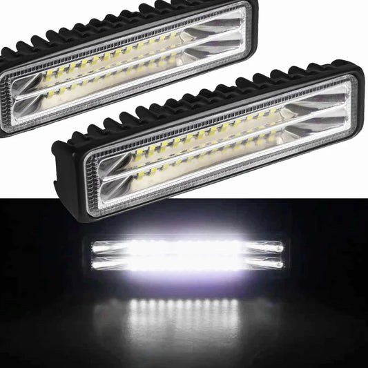 Car Light Assembly Led Fog Lights Off Road 4x4 48W Spot Beam Led Light Bar For Trucks ATV SUV DRL LED Spotlight Work Light Bar
