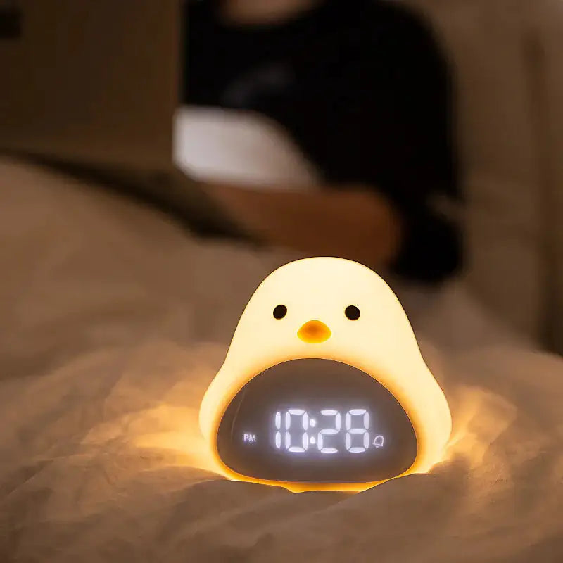 Bird Night Light Alarm Clock