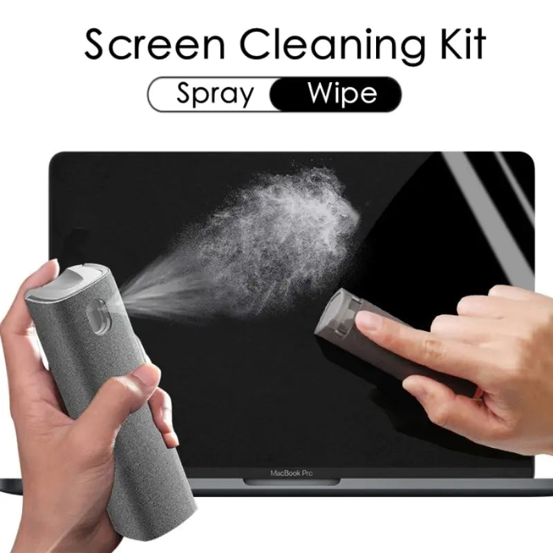 2in1 Screen Cleaner Spray Bottle Set